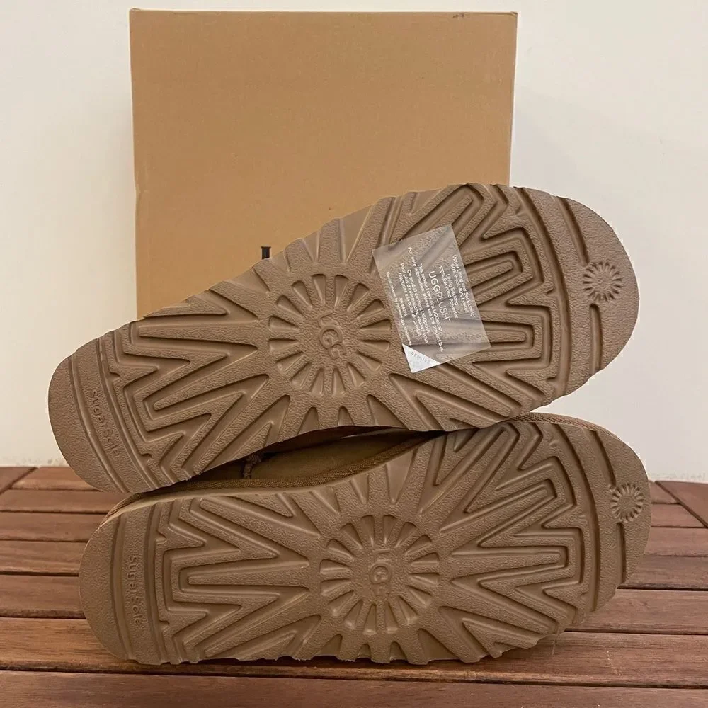 UGG Classic Mini II UGG Graphic Boots Chestnut USA Women Size 6/UK 4/EU 37